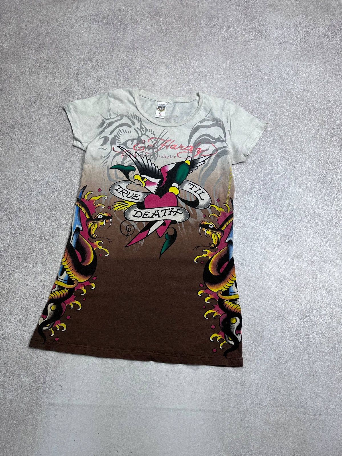 Ed Hardy Vintage Ed Hardy Christian Audigier JPG Style T-shirt M Size US M / EU 48-50 / 2 - 3 Thumbnail