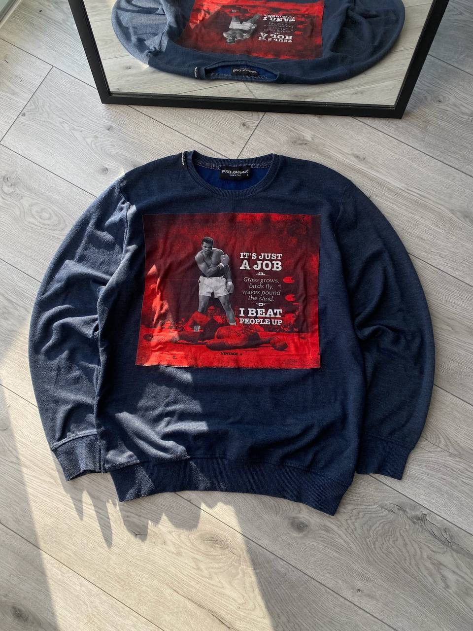 Dolce & Gabbana Vintage Dolce & Gabbana Mukhamed Ali Sweatshirt L Size US L / EU 52-54 / 3 - 1 Thumbnail