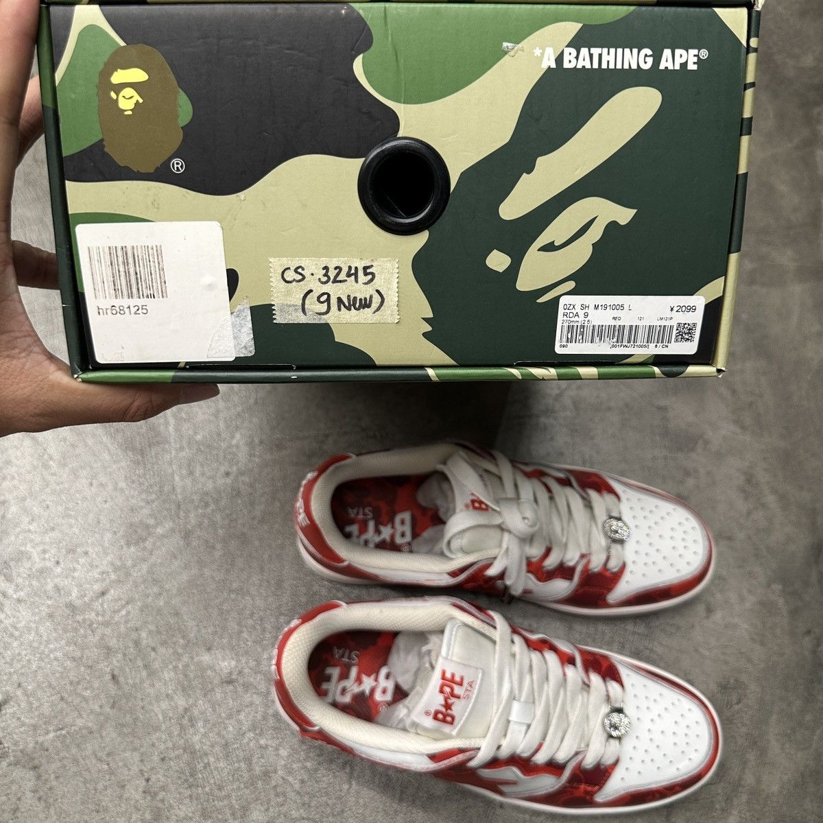 Bape A Bathing APE Clutch Sta SK8 Size US 9 / EU 42 - 12 Thumbnail
