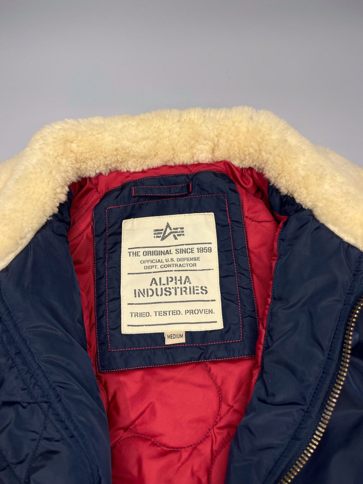 Alpha Industries Vintage Y2k Alpha Industries Bomber Jacket MA-2 Size US M / EU 48-50 / 2 - 4 Thumbnail