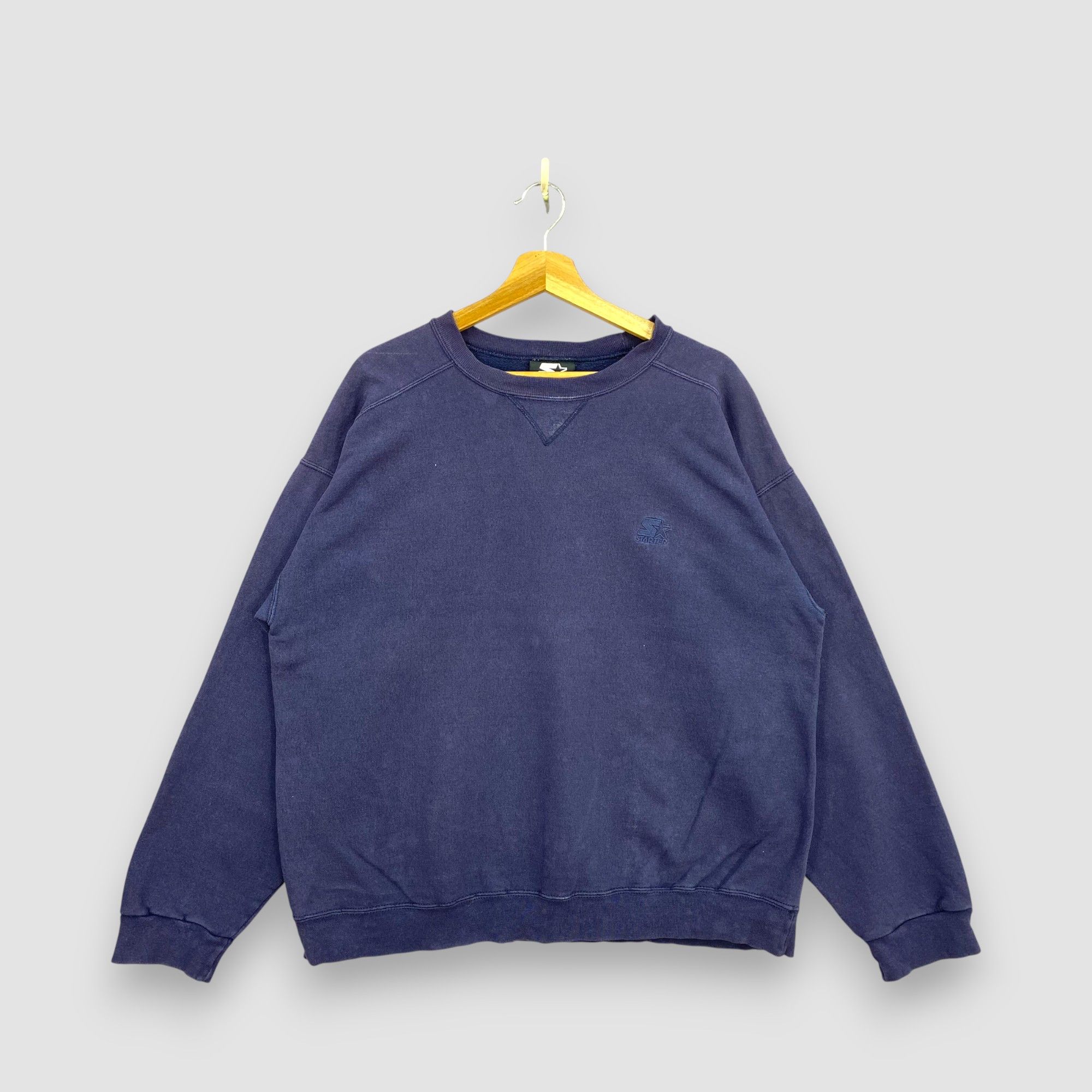 Starter Vintage 90s Starter Crewneck Sweatshirt Pullover Jumper Size US L / EU 52-54 / 3 - 1 Thumbnail
