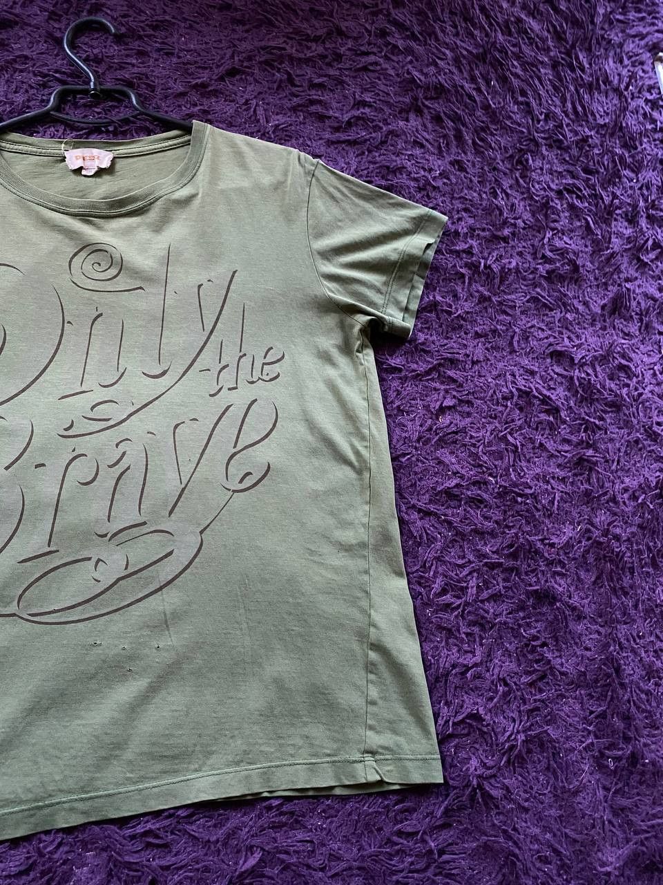 Diesel × Vintage Vintage Diesel Y2K Hype Distressed T-shirt Streetwear Size L Size US L / EU 52-54 / 3 - 14 Thumbnail