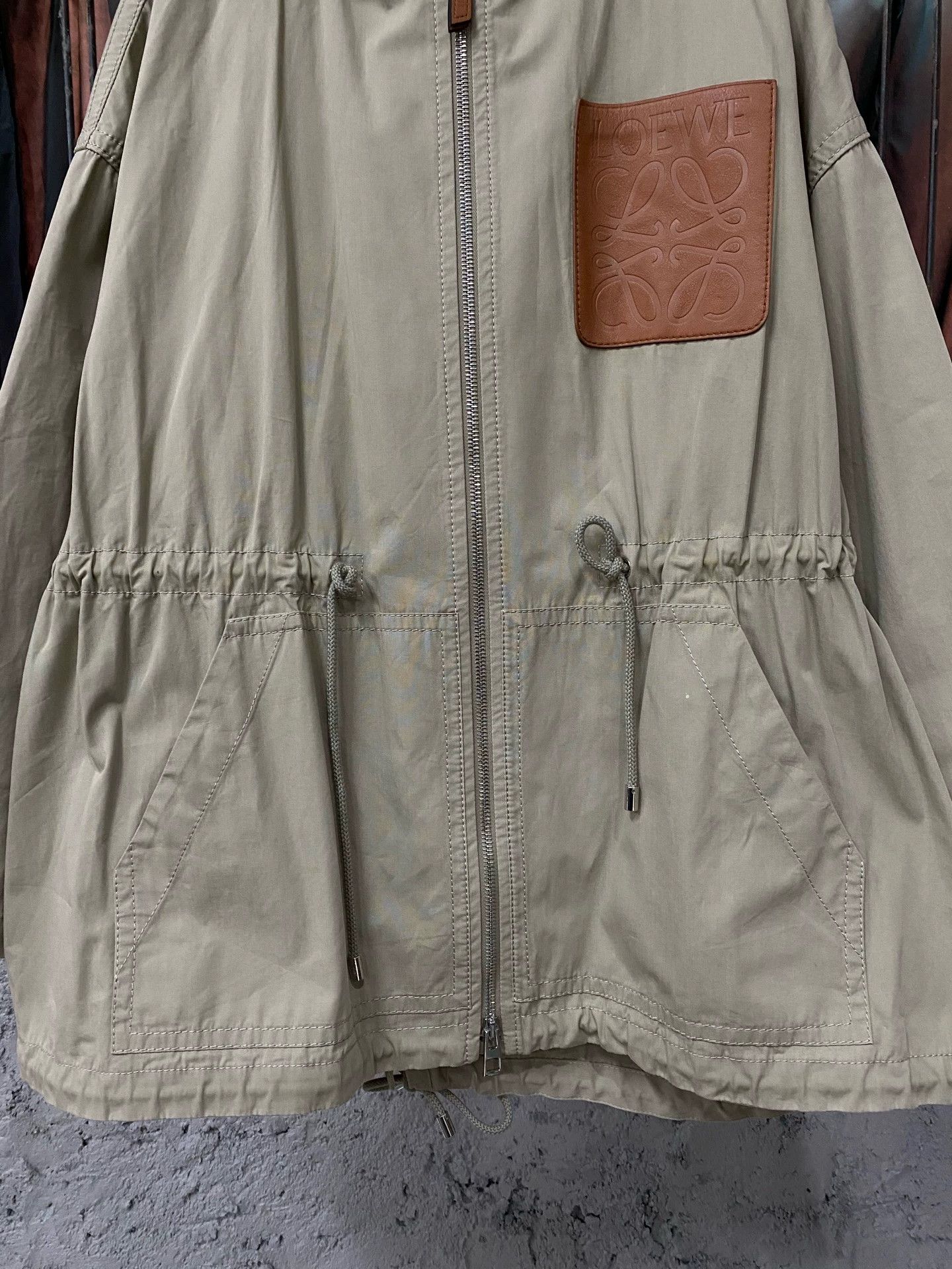 Loewe Loewe colorblocked leather zipper doll jacket Size XS / US 0-2 / IT 36-38 - 4 Thumbnail