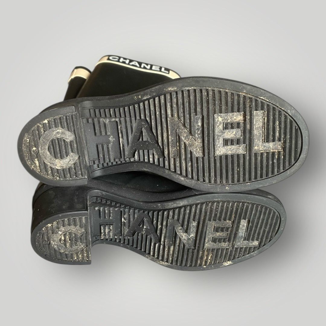 Chanel Chanel Long Rain Boots Size US 7 / IT 37 - 4 Thumbnail