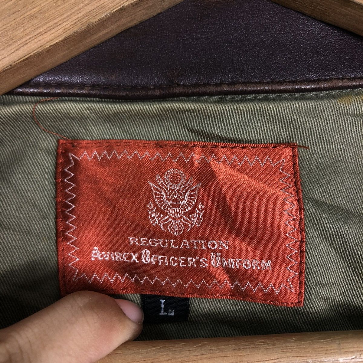 Avirex 🔥VINTAGE LEATHER JACKET PARTS AVIREX USA CARGO POCKETS Size US L / EU 52-54 / 3 - 18 Thumbnail