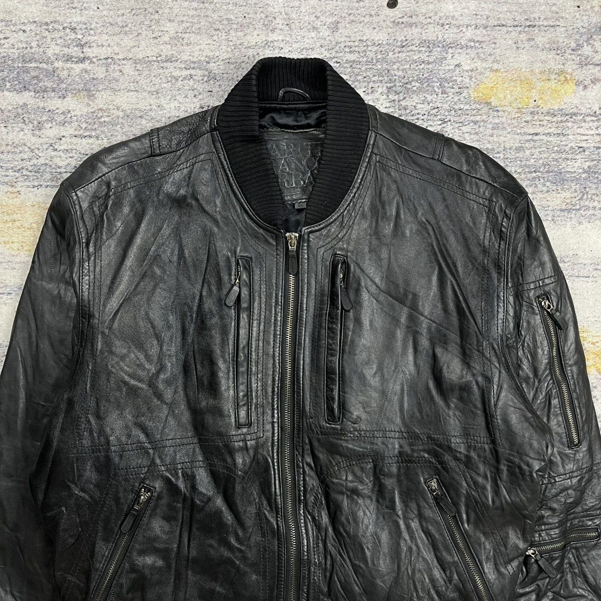 Marithe + Francois Girbaud vtg 90s Marithe francois girbaud multi pocket leather jacket Size US S / EU 44-46 / 1 - 4 Thumbnail