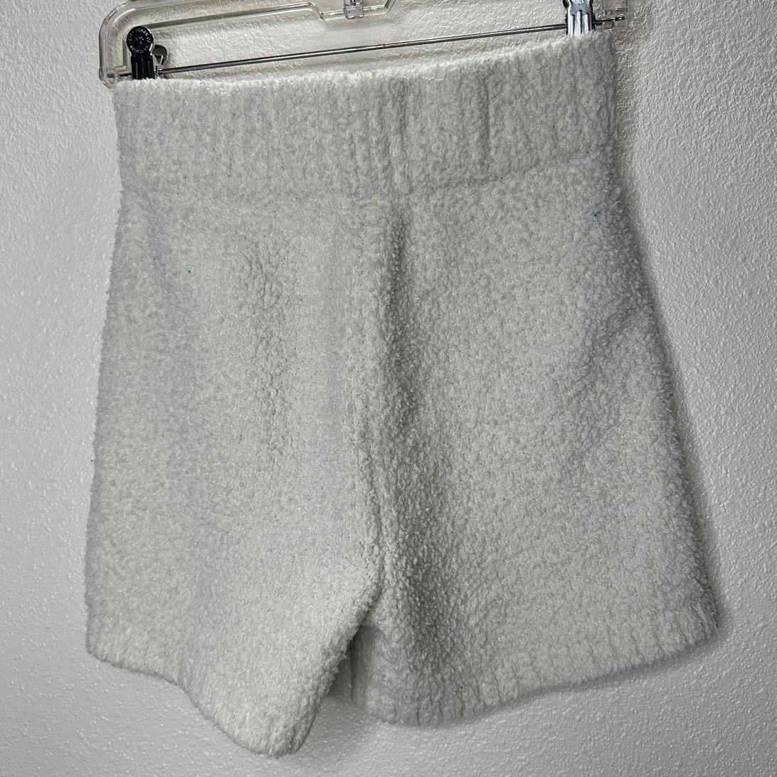 SKIMS Skims Ivory Cream Cozy Knit Stretch Terrycloth Shorts S / M Size 27" / US 4 / IT 40 - 4 Thumbnail
