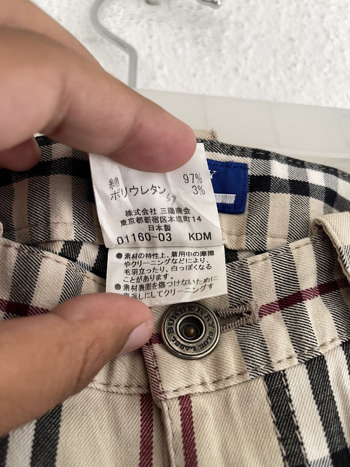 Burberry Burberry Blue Label Nova Check Pants Size US 29 - 7 Thumbnail