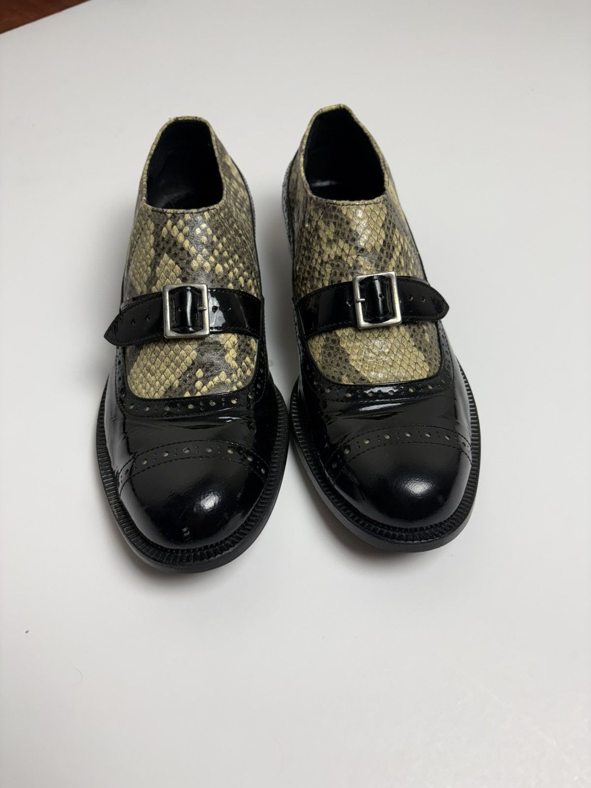 Comme des Garcons Comme des Garçons FW09 patent leather python shoes Size US 8.5 / IT 38.5 - 2 Thumbnail