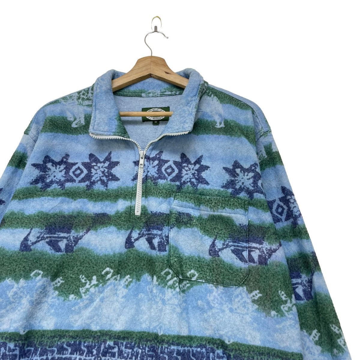 Japanese Brand × Vintage Vintage Norton Milano Massimo Printed Pullover Jacket Size US M / EU 48-50 / 2 - 3 Thumbnail