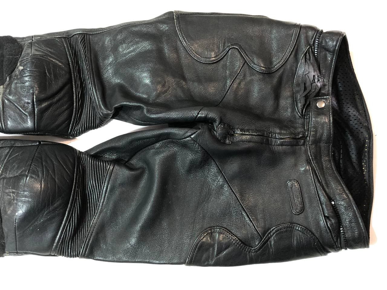 Hein Gericke × Leather Hein Gericke Leather Moto Biker Pants Vintage Size US 35 - 4 Thumbnail