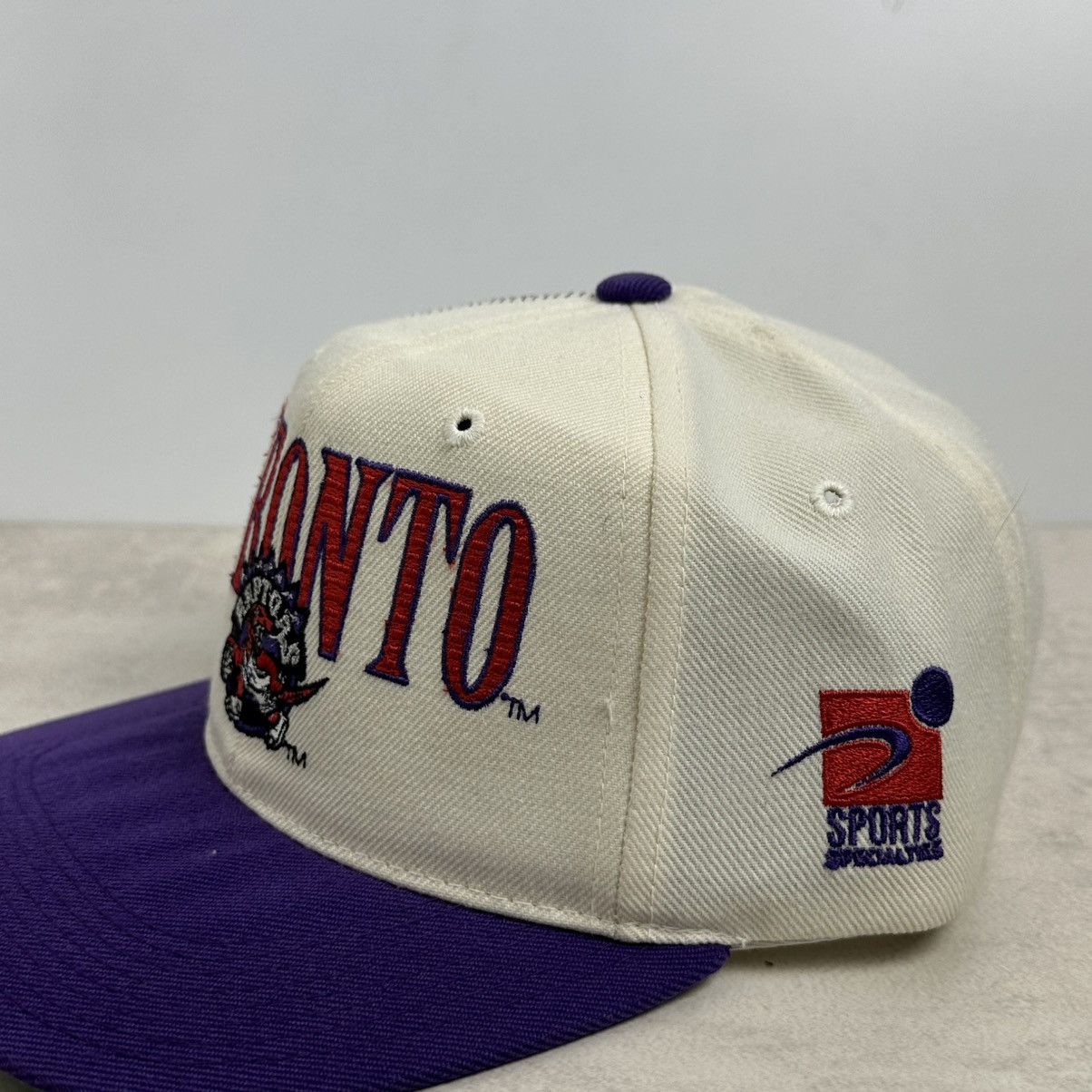 Vintage Vintage Toronto Raptors Laser Sports Specialties NBA 90s Hat Size ONE SIZE - 3 Thumbnail