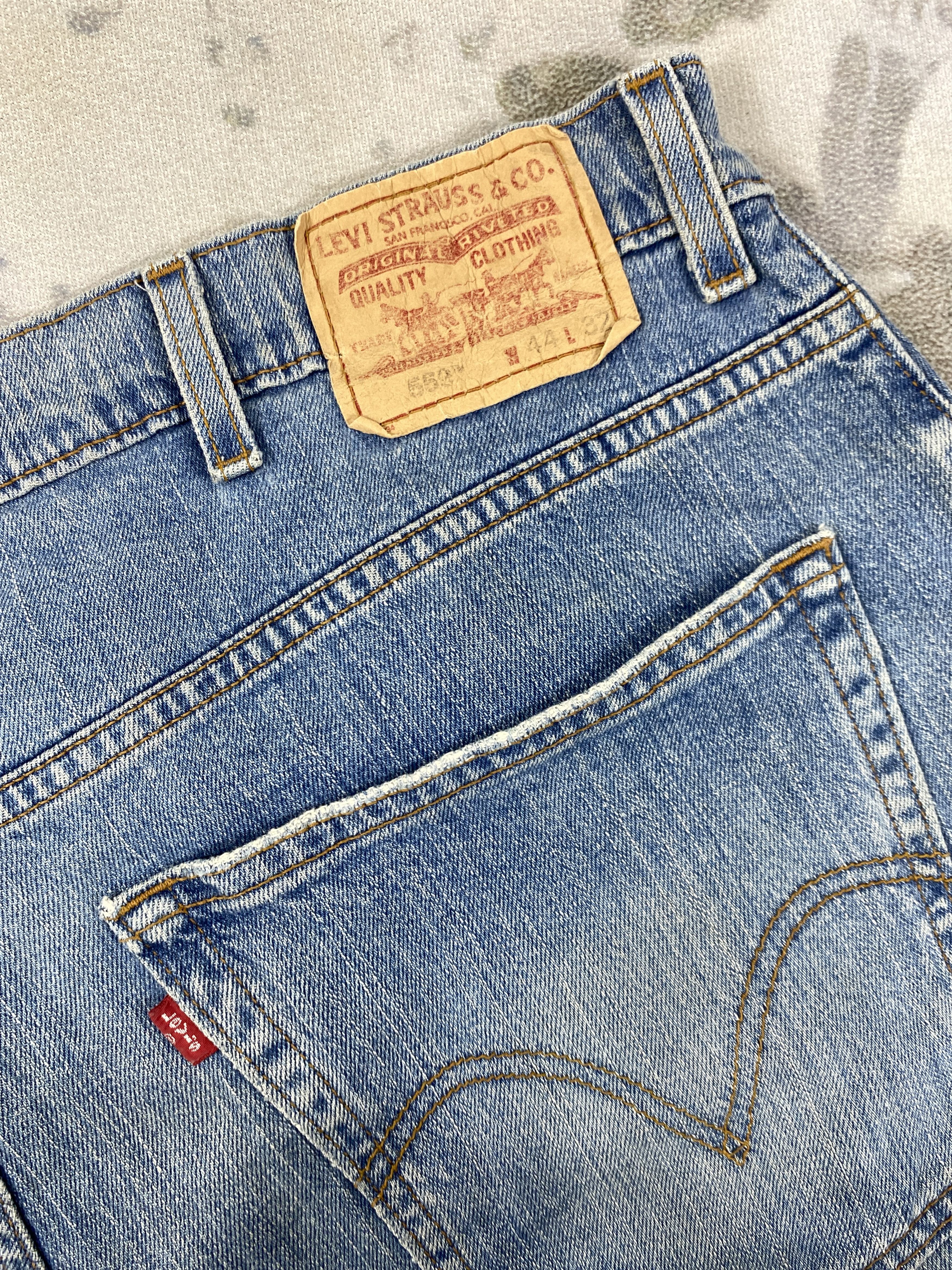 Levi's Vintage Levi's 559 Relaxed Distressed Denim 42x32 -JN707 Size US 42 / EU 58 - 12 Thumbnail
