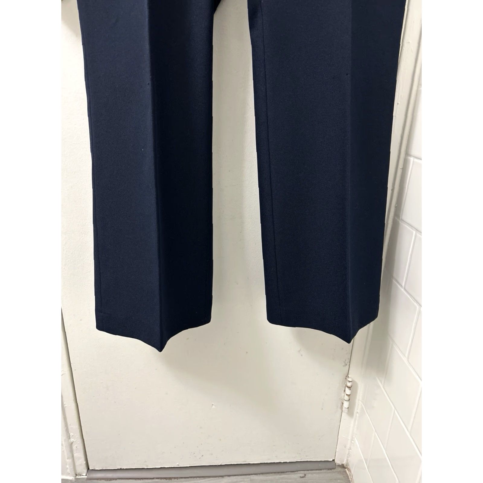 Levi's VINTAGE Levi's Panatela Pants Mens 39x30 Navy Blue Straight Leg Trousers Casual Workwear Jeans Style Logo 39 Mens Pants Blue Size US 39 - 3 Thumbnail