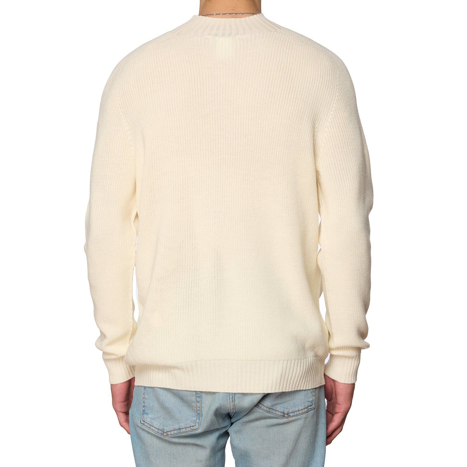 Gran Sasso GRAN SASSO for VANNUCCI Cream Virgin Wool Knit Sweater Size US XL / EU 56 / 4 - 5 Thumbnail