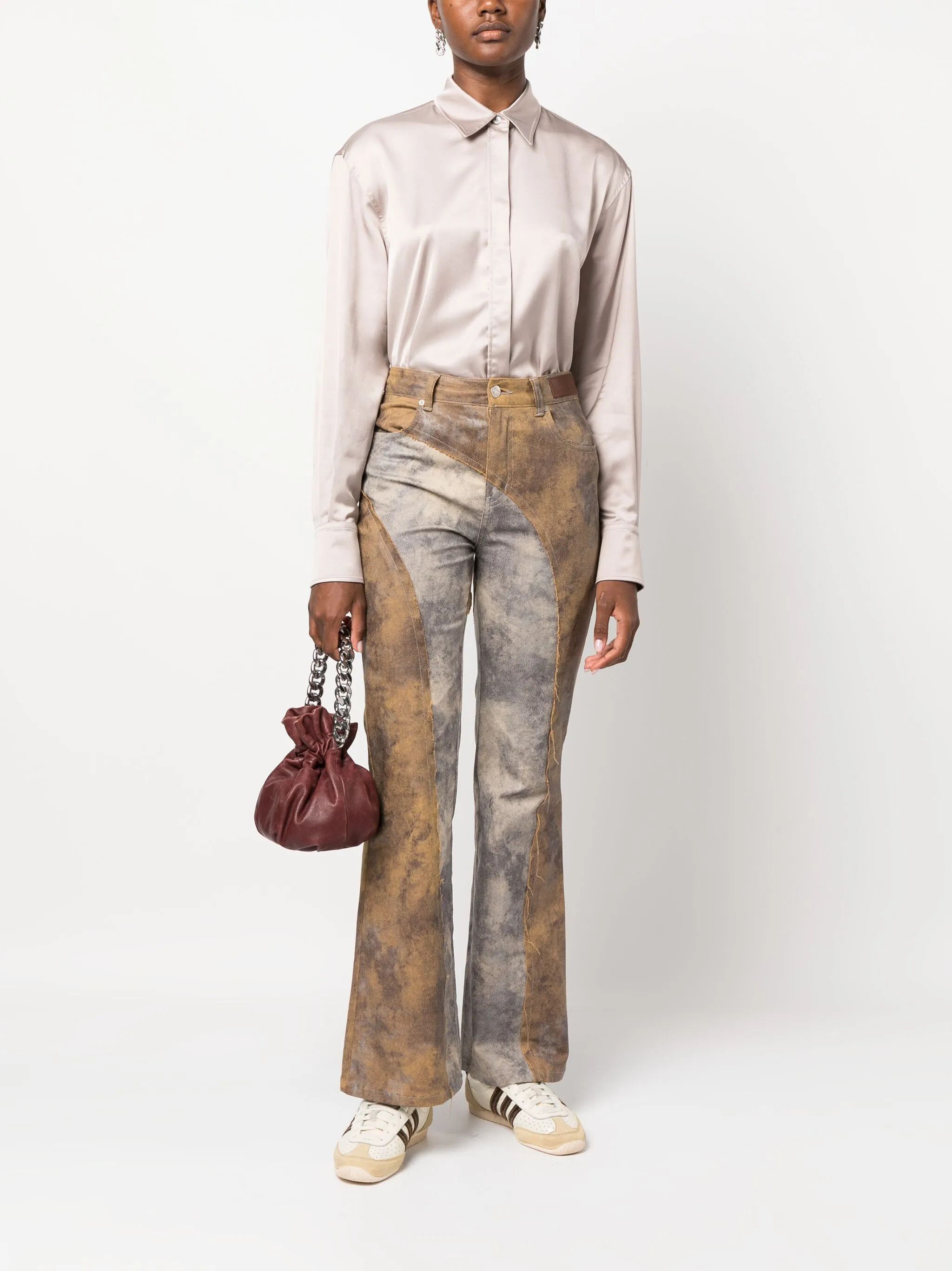 Golden Goose o1y0825 Solid Color Shirt in Light Pink Size L / US 10 / IT 46 - 5 Thumbnail