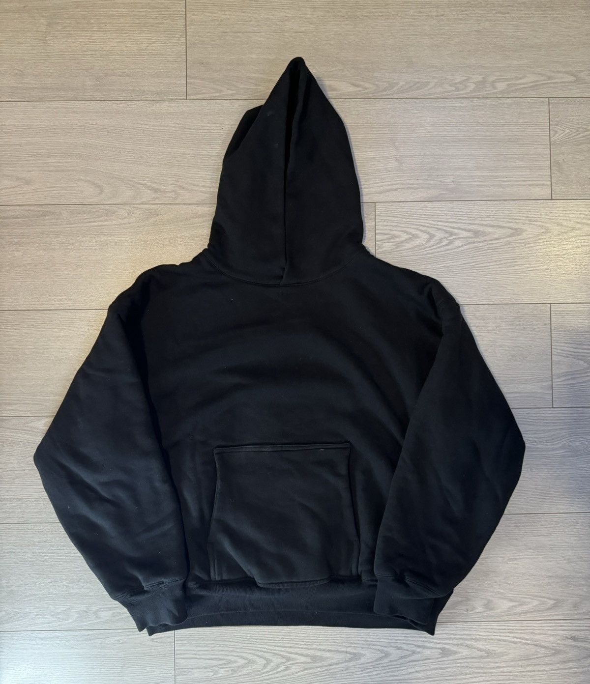 image of Laa Double Layered X Gap Black Hoodie, Men's (Size XL)