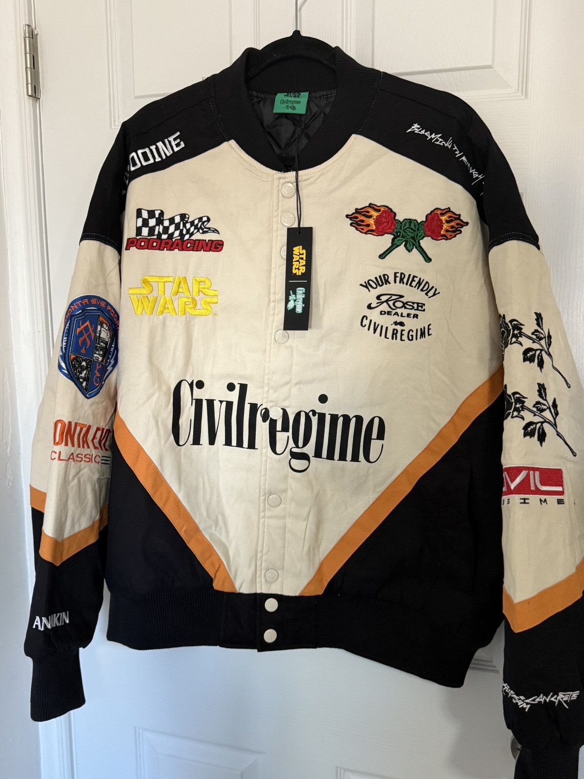 Civil Regime Civil Regime x Star Wars Pod Racing Varsity Bomber Jacket XL Size US XL / EU 56 / 4 - 1 Thumbnail