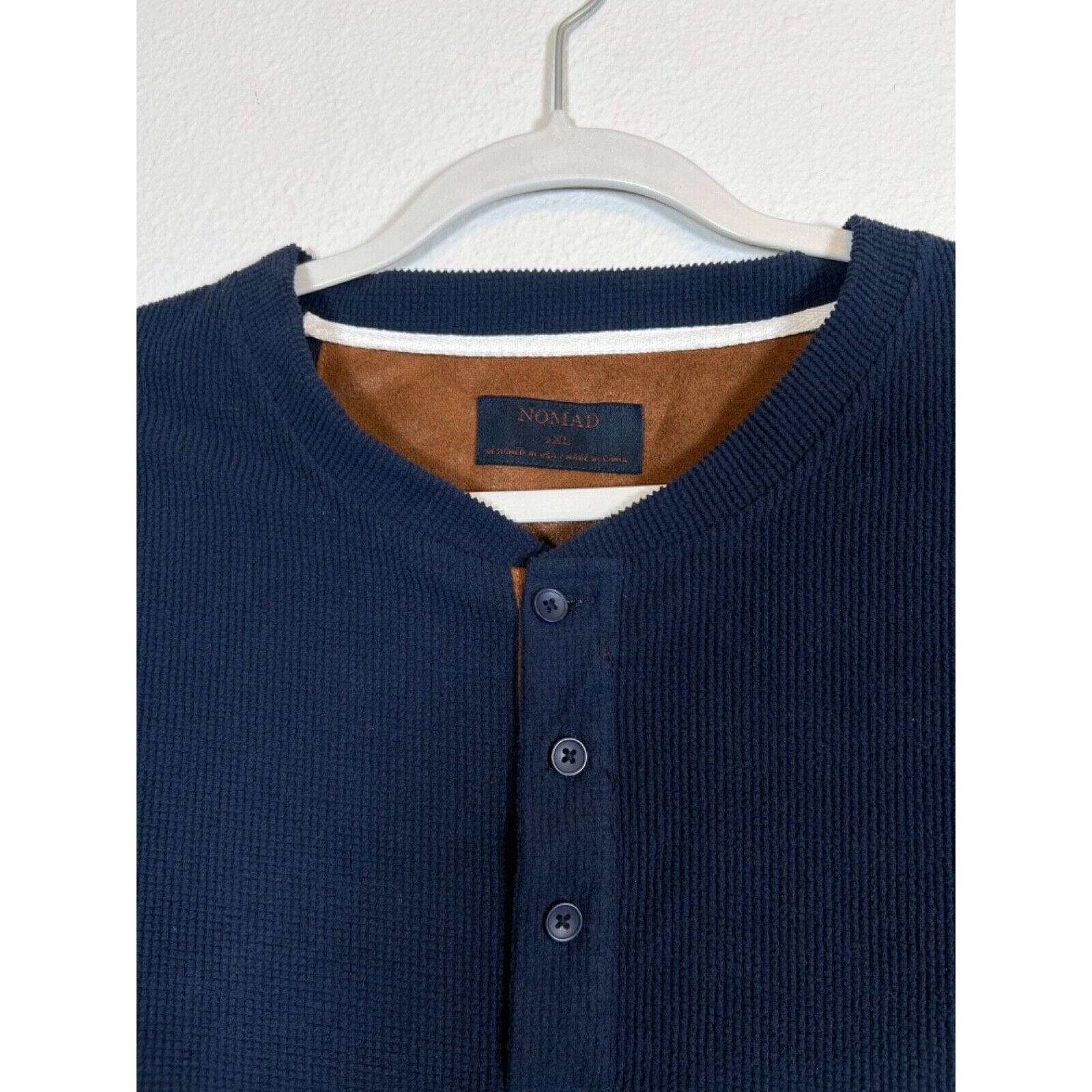 Nomad Nomad Sweatshirt Mens size 2XL Blue Button Front Pullover Size US S / EU 44-46 / 1 - 3 Thumbnail