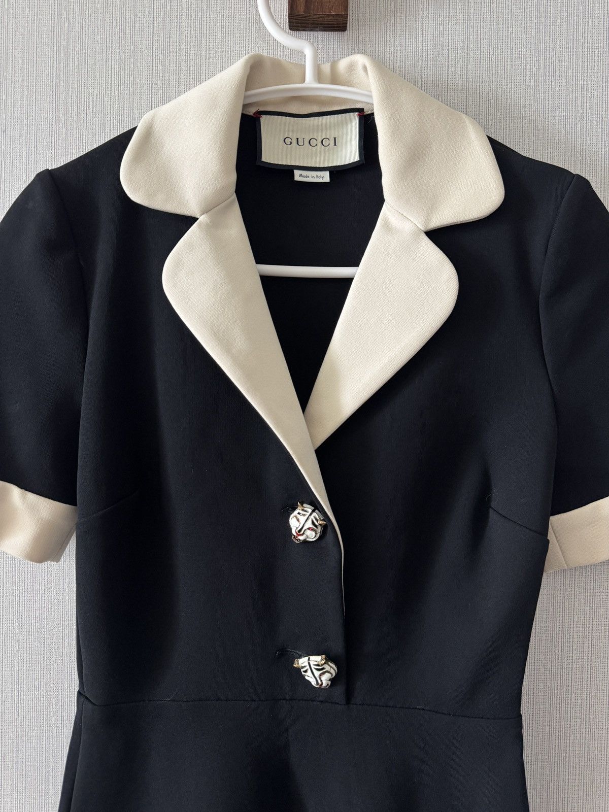 Gucci Gucci Tiger Head-button Dress Size XXS / US 00 / IT 34 - 2 Thumbnail