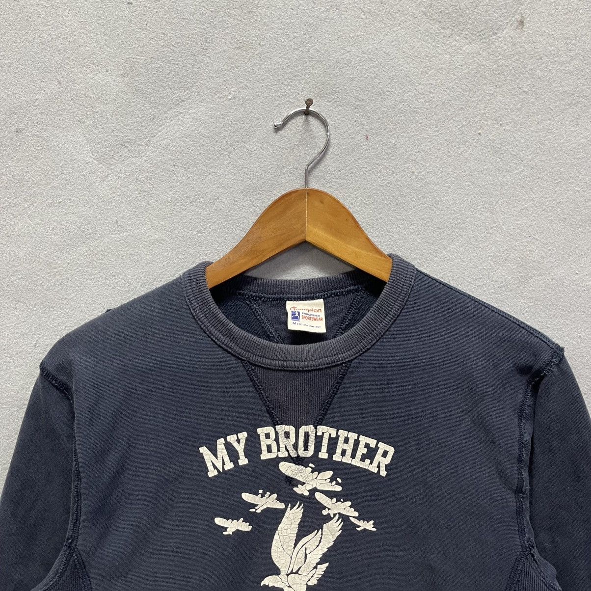 Champion Champion “My Brother Is in the Air Corps” Repro Sweatshirt Size US M / EU 48-50 / 2 - 2 Thumbnail