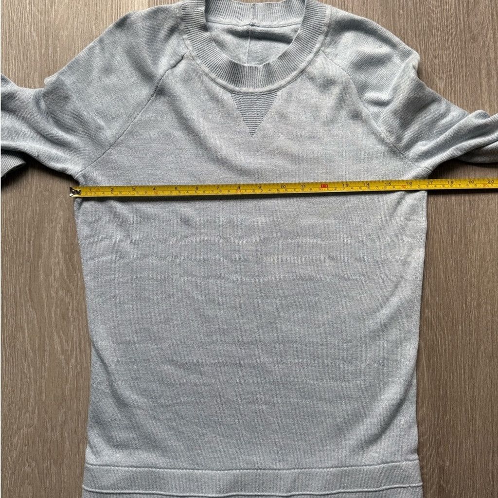Lululemon Lululemon Athletica Light Gray Crew Neck Sweater Size M / US 6-8 / IT 42-44 - 6 Thumbnail