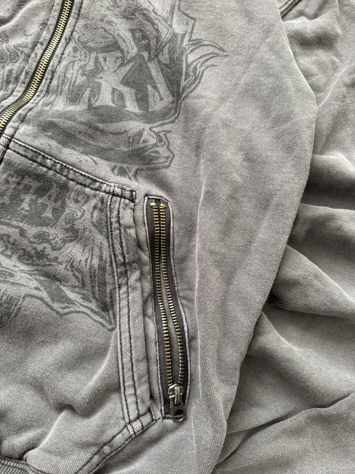 Fox Racing Fox Racing y2k Skater Faded zip up hoodie opium rare Size US S / EU 44-46 / 1 - 5 Thumbnail