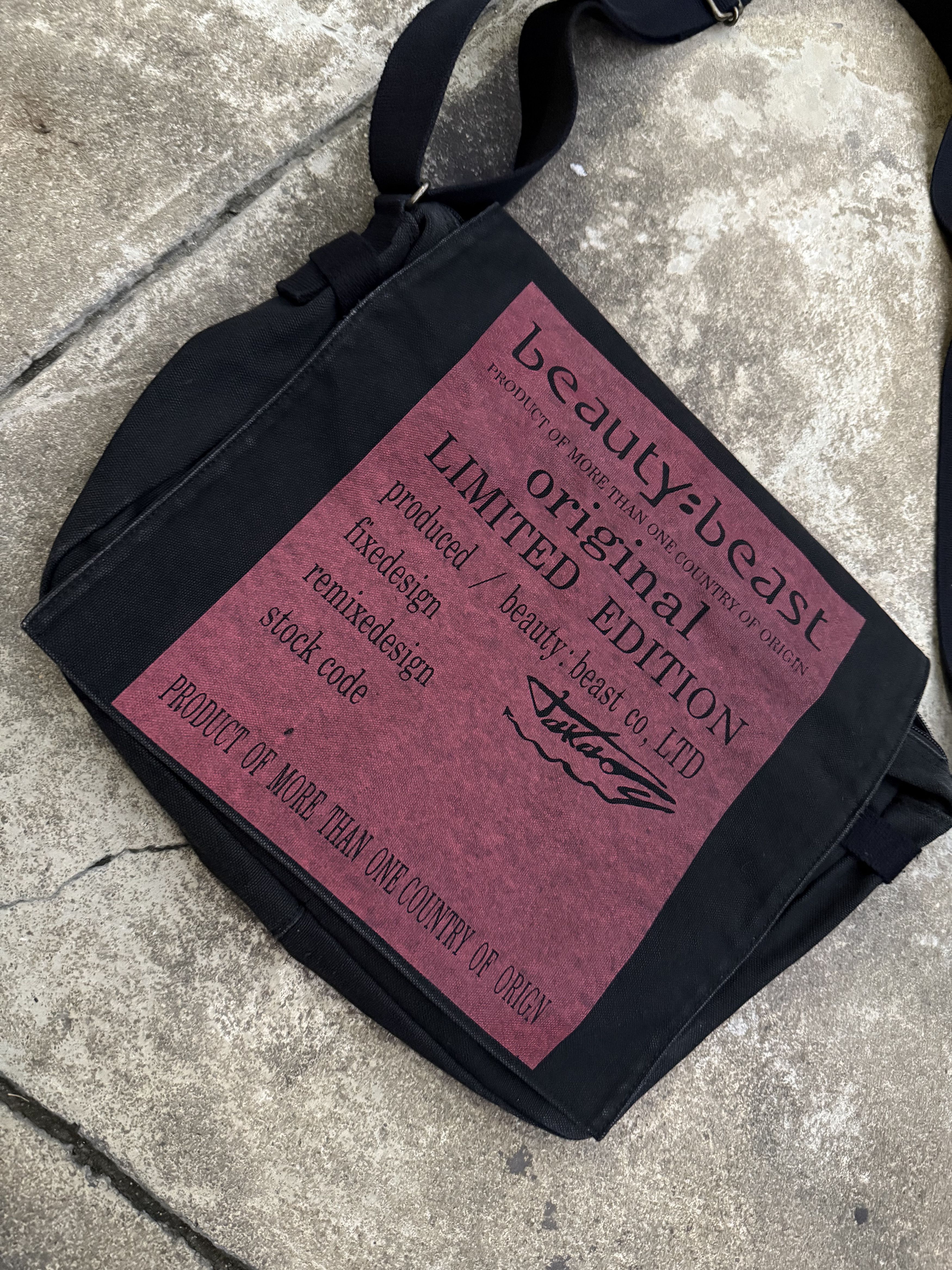 Beauty Beast Beauty:Beast "Limited Edition" Messenger / Tote Bag Size ONE SIZE - 3 Thumbnail