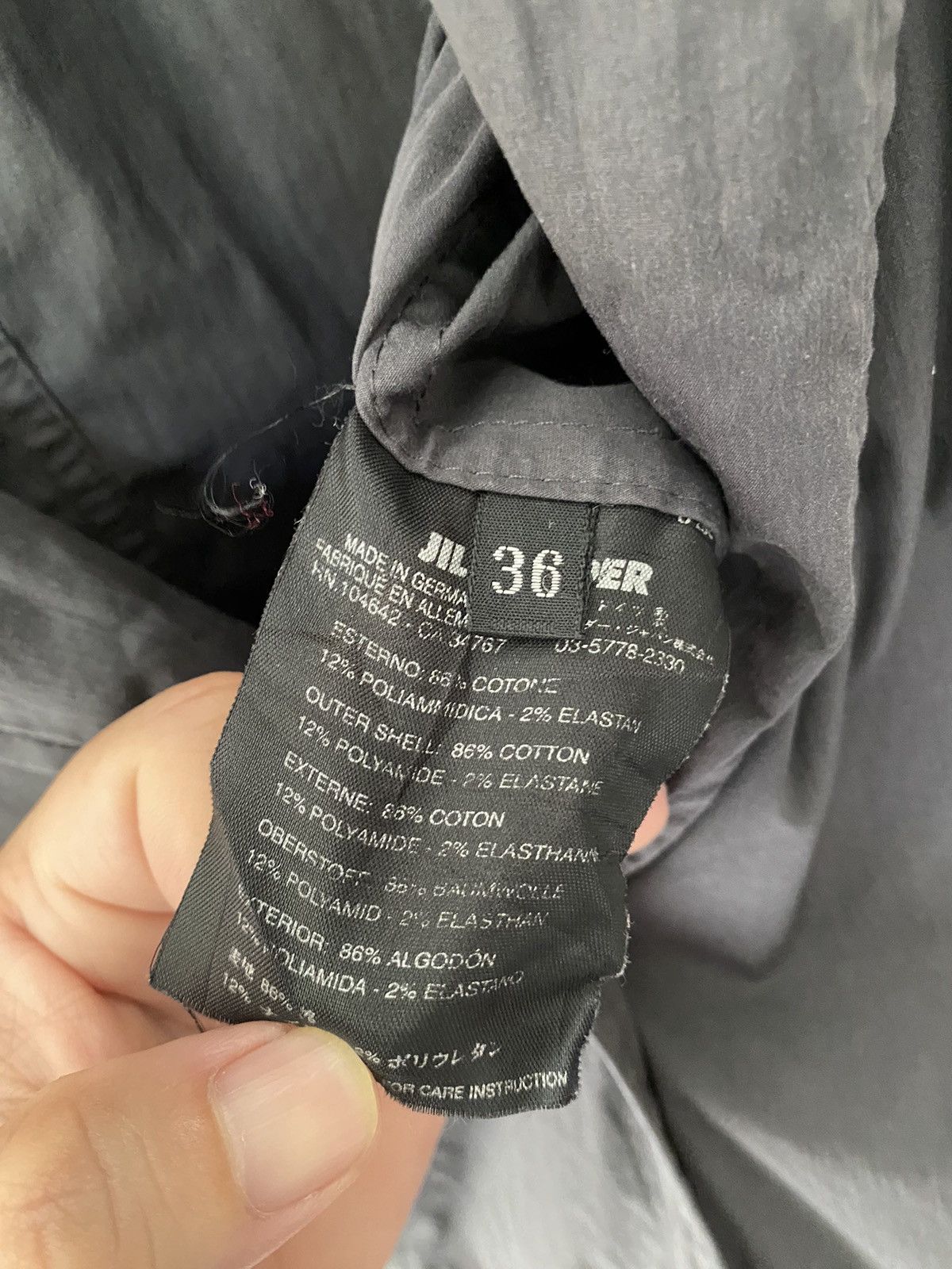 Jil Sander 1990s JIL SANDER Light Polyamide Jacket Blazer Size S / US 4 / IT 40 - 11 Thumbnail