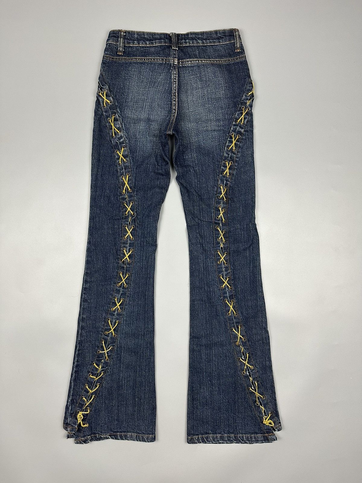 If Six Was Nine × Le Grande Bleu (L.G.B.) 🔥Rare🔥Japanese Ichioku Flared Jeans Size 26" / US 2 / IT 38 - 2 Thumbnail