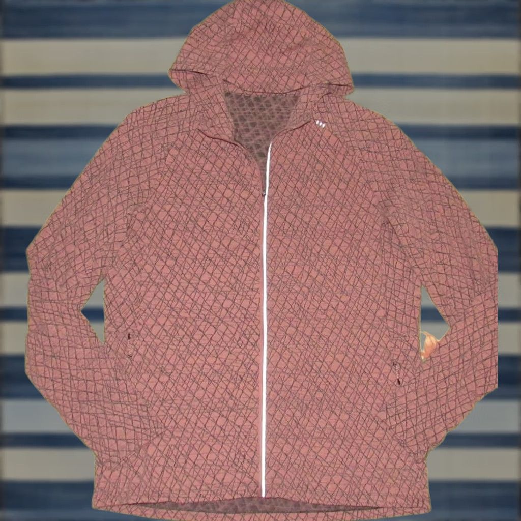 Lululemon LULULEMON Pink Full Zip Textured Hoodie Sweater Large Men Hoodie L Rose Pink XS? Size US L / EU 52-54 / 3 - 1 Thumbnail