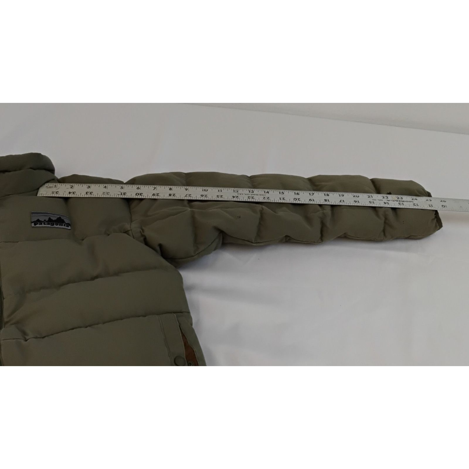 Patagonia Patagonia Down Puffer Jacket Men XXS Army Green Cotton Shell Size US XXS / EU 40 - 14 Thumbnail