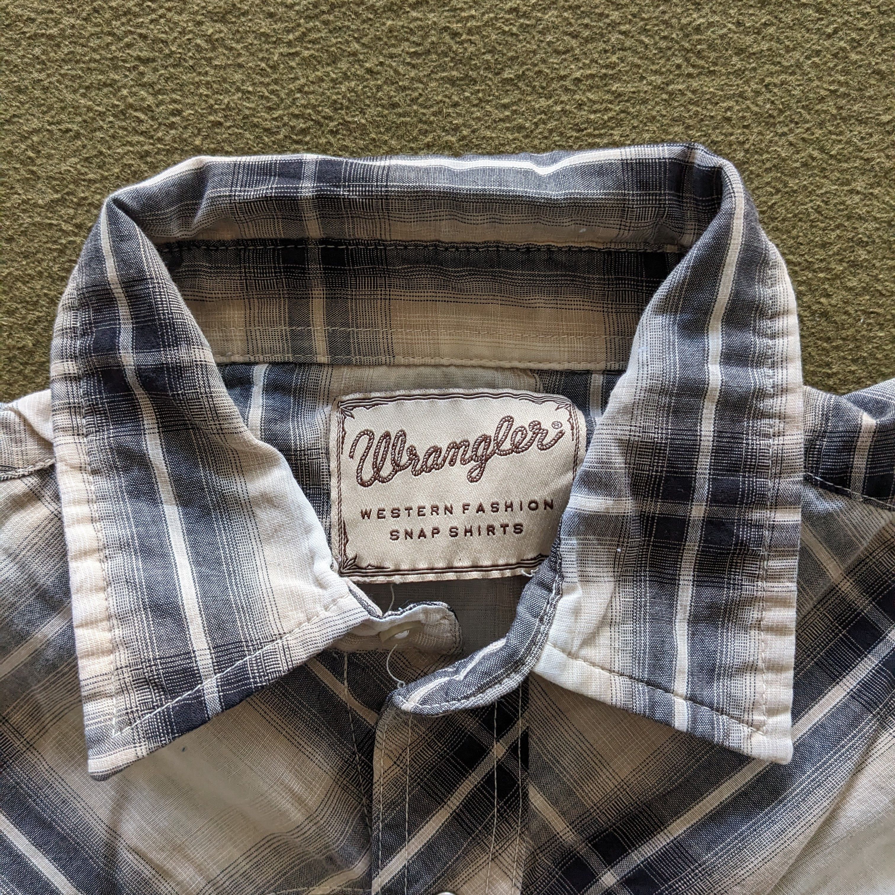 Wrangler Vintage WRANGLER Western Fashion Shirts Size US XL / EU 56 / 4 - 4 Thumbnail