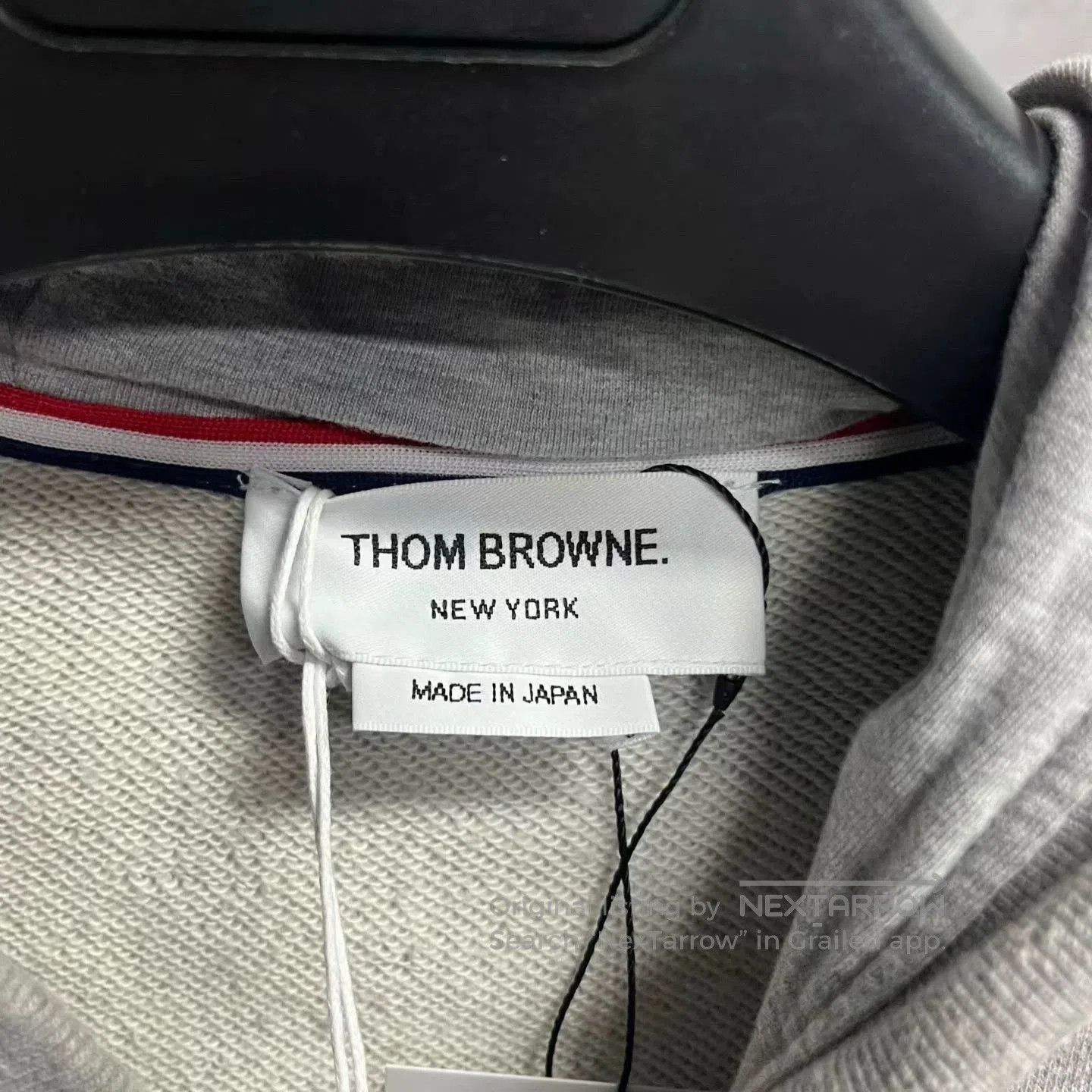 Thom Browne thom browne gray striped zip-up hoodie. Size US M / EU 48-50 / 2 - 3 Thumbnail