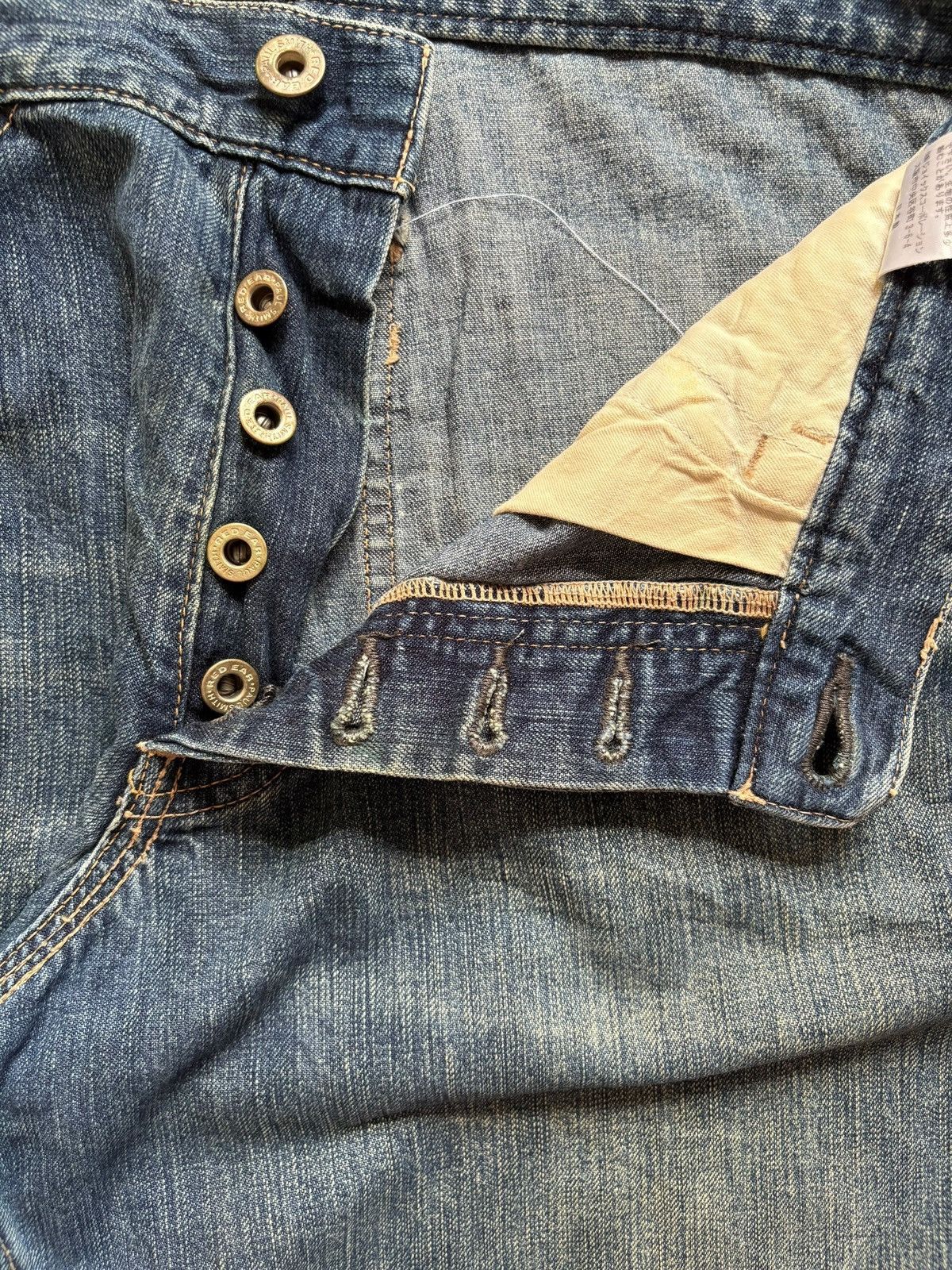 Paul Smith Red Ear Vintage Paul Smith Red Ear Distressed Loose Baggy Jeans Size US 32 / EU 48 - 3 Thumbnail