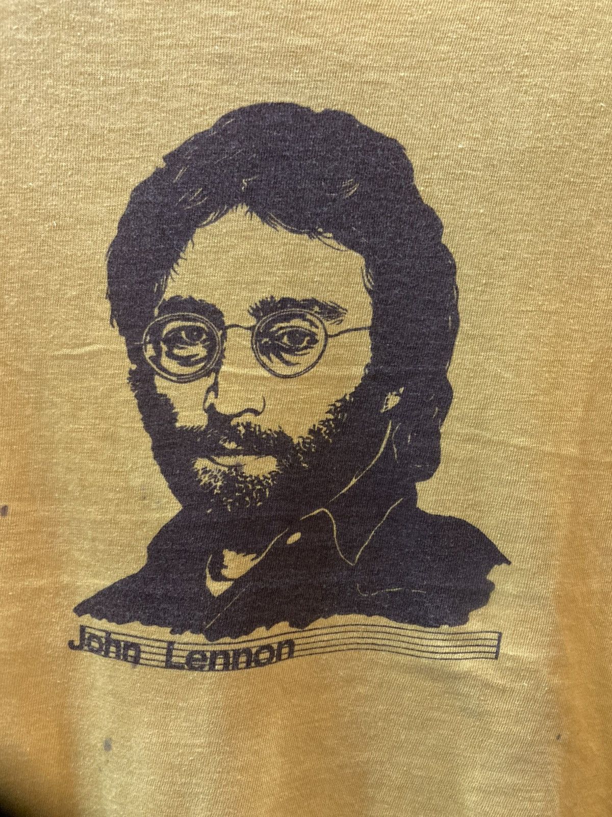 Band Tees John Lennon T shirt 70’s Size US M / EU 48-50 / 2 - 2 Thumbnail