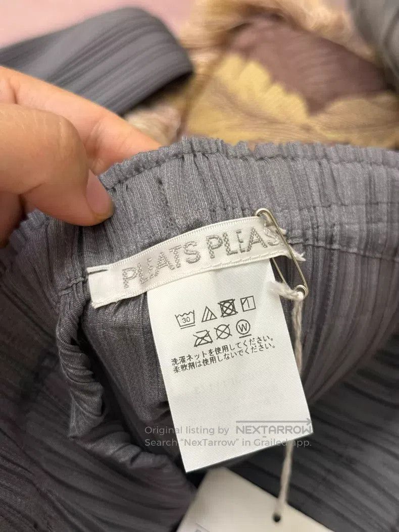 Issey Miyake Issey Miyake size:3 Essential Classic Pants, Dark Grey Size 31" - 3 Thumbnail