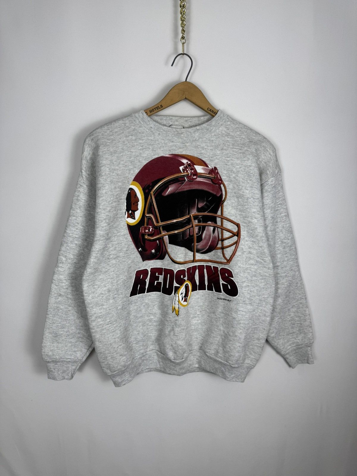 Vintage Vintage 1990s Washington Redskins Sweatshirt Size US M / EU 48-50 / 2 - 1 Thumbnail