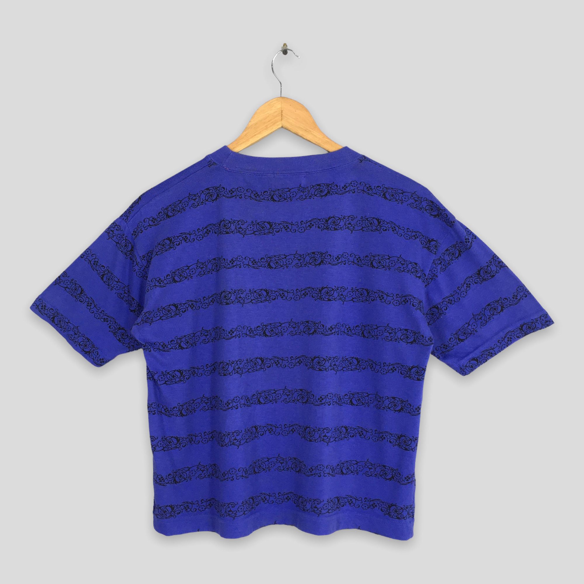 Vintage Vintage 80's Surfing Stripes Women Blue Striped Cropped Size S / US 4 / IT 40 - 5 Thumbnail
