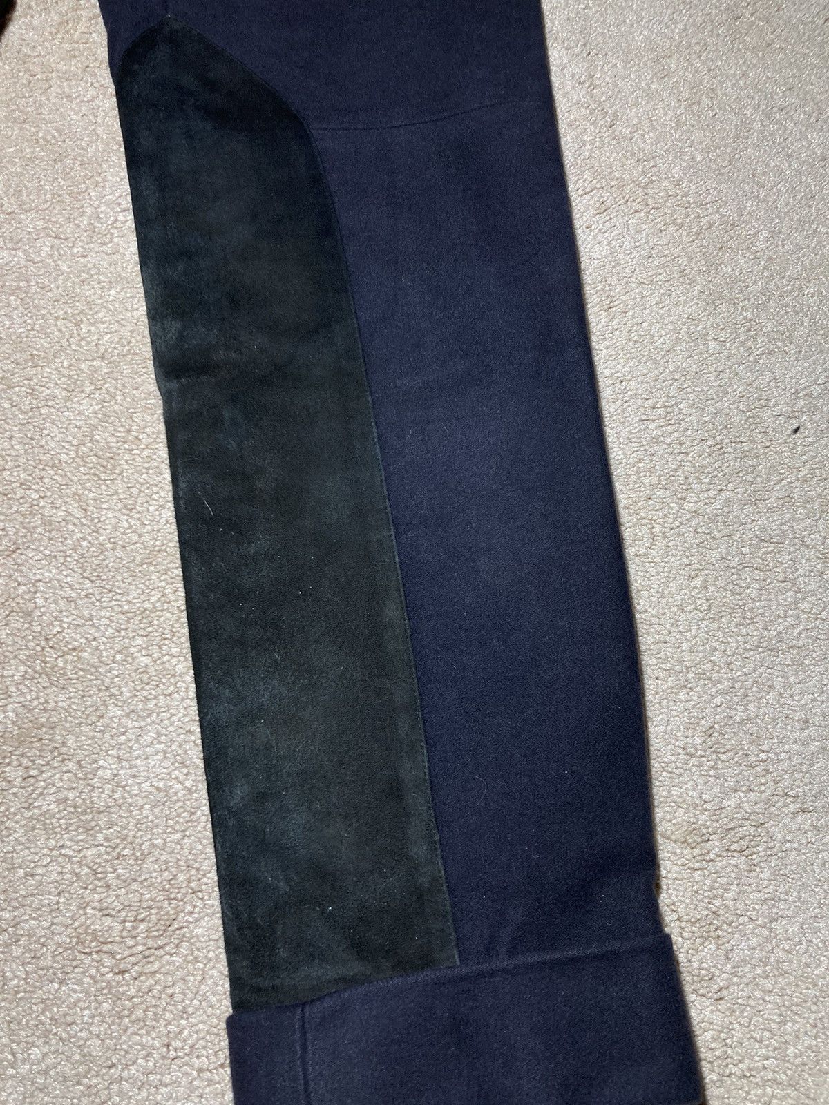 Hermes 1999 Hermes Maison Margiela Leather Pants Vintage 2000s 90s Size 26" / US 2 / IT 38 - 2 Thumbnail
