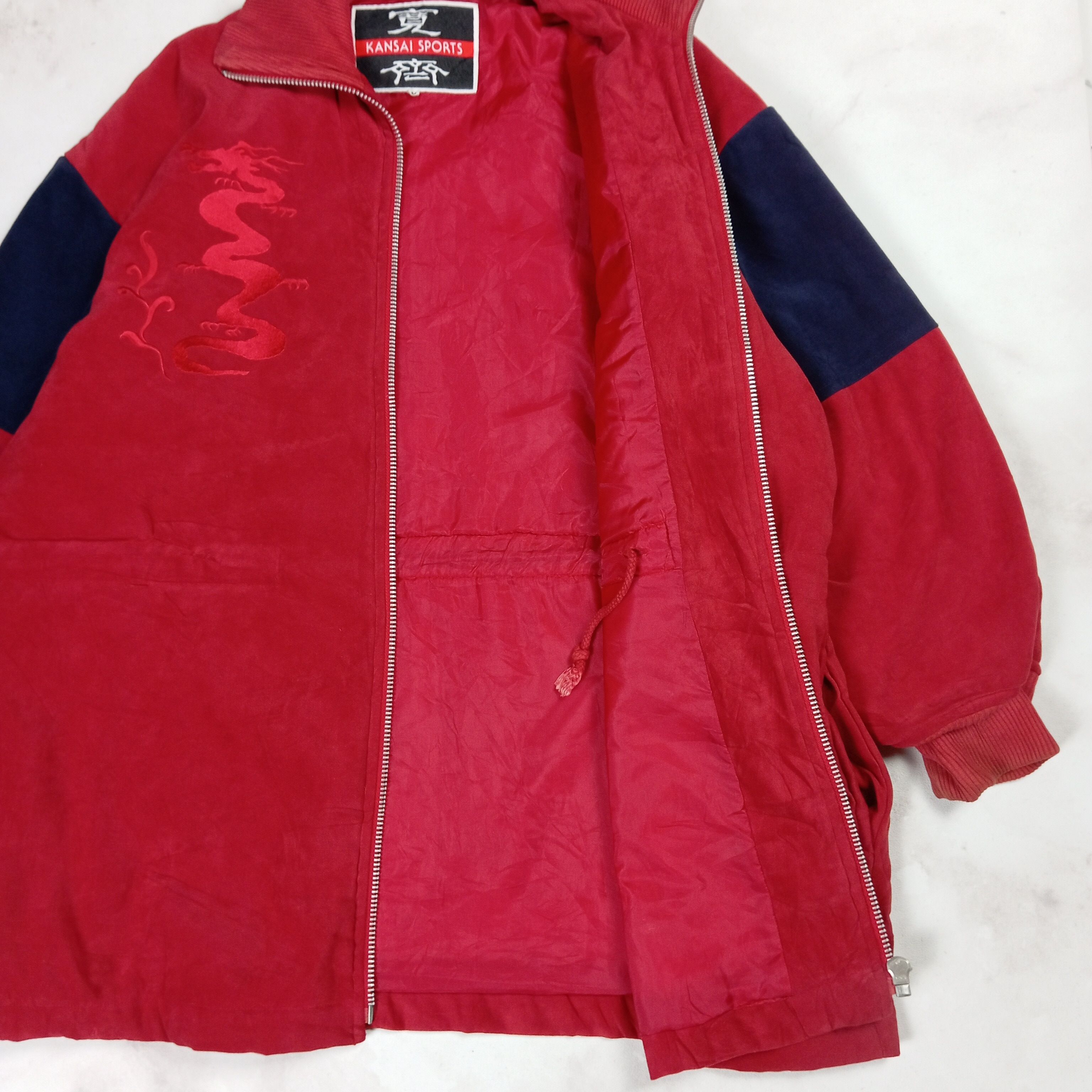 Japanese Brand Vintage Sukajan Dragon Kansai Sport Yamamoto Size US XL / EU 56 / 4 - 2 Thumbnail