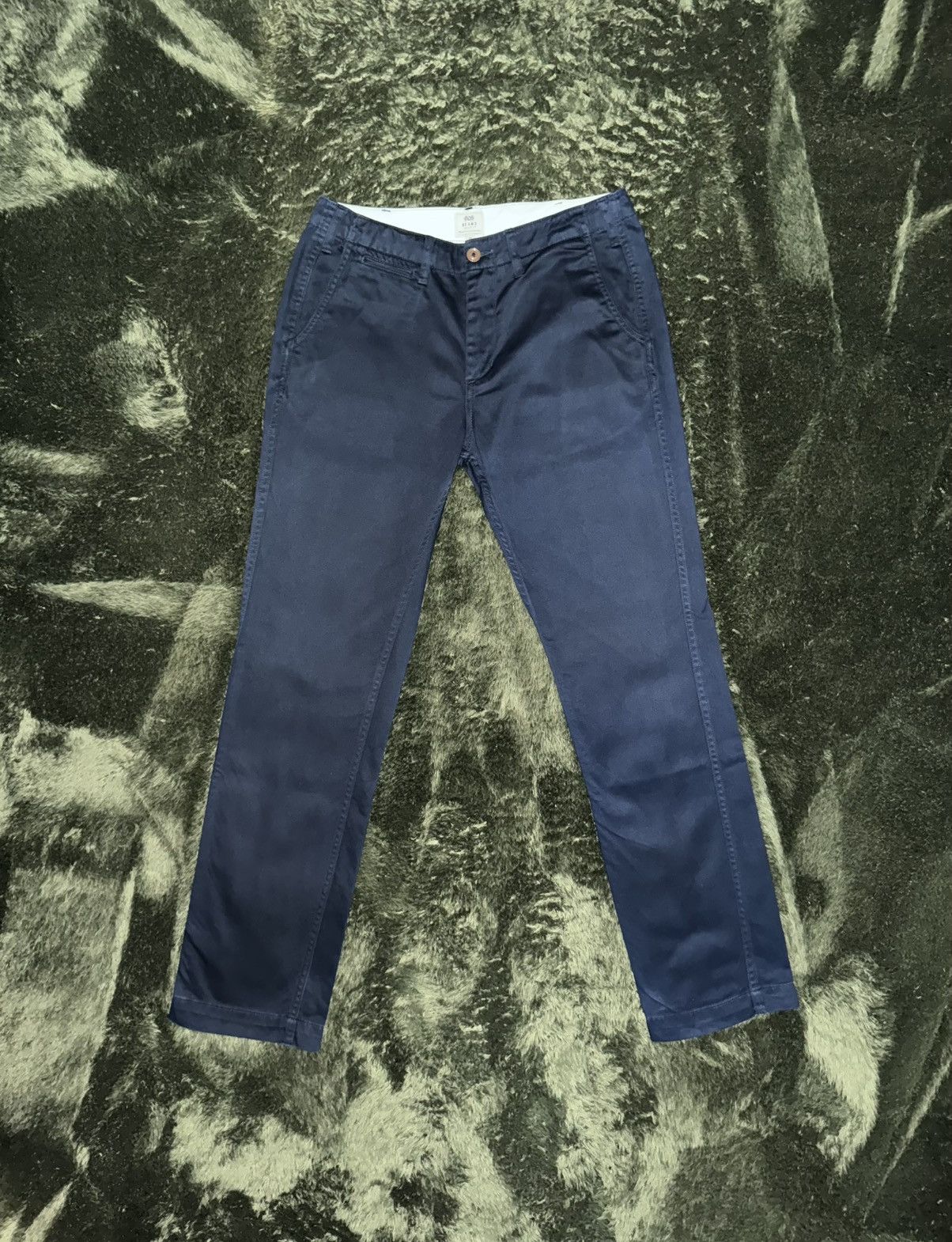 Beams Japan [M] BEAMS HEART JAPAN washed cotton chino pants navy Size US 32 / EU 48 - 1 Thumbnail