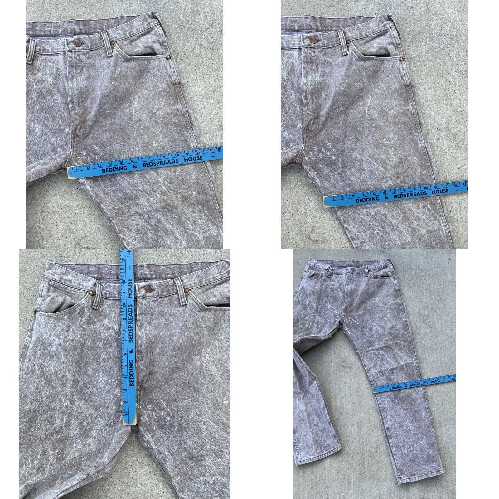 Wrangler VINTAGE Wrangler Jeans SCOVILL Zipper 13MWZRH W 36 L 32 Beige Rockabilly Mens Wrangler Jeans 13MWZRH SCOVILL Beige Rockabilly Mens Jeans Size US 35 - 11 Thumbnail