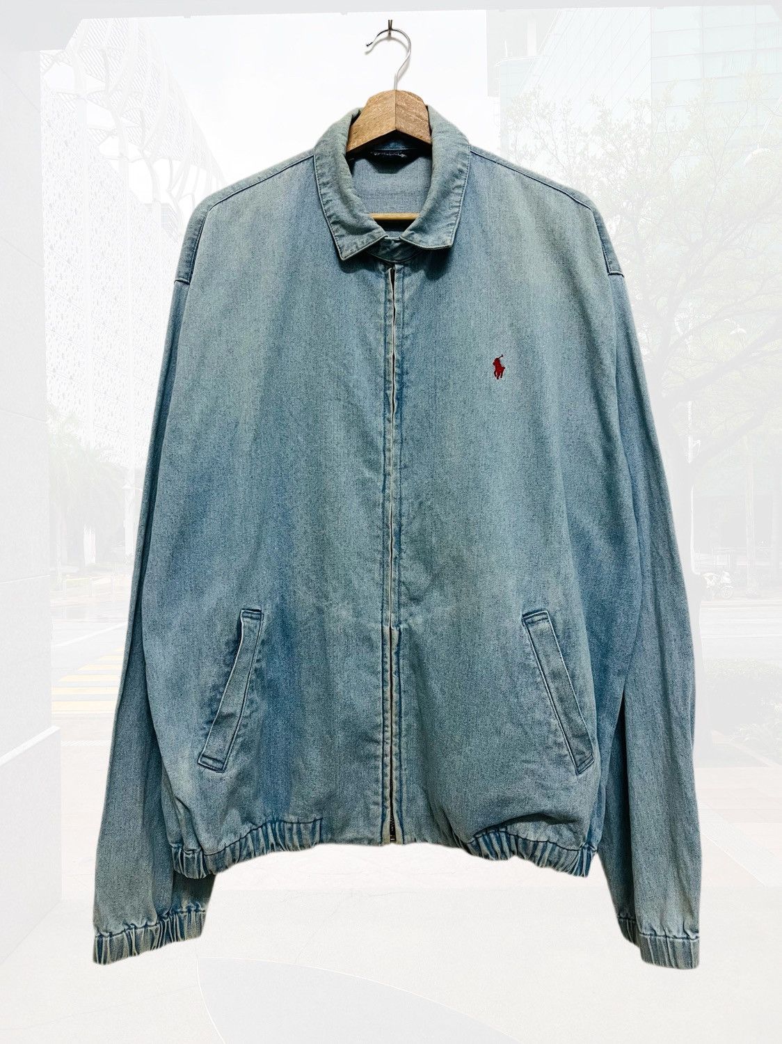 Designer × Polo Ralph Lauren × Vintage Vintage Polo Ralph Lauren Zipper Jacket Size US L / EU 52-54 / 3 - 1 Thumbnail