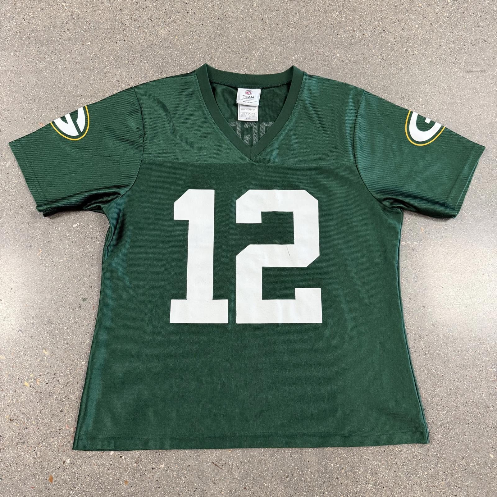 Designer Women's Aaron Rodgers 12 Green Bay Packers NFL Jersey S Size ONE SIZE - 1 Thumbnail