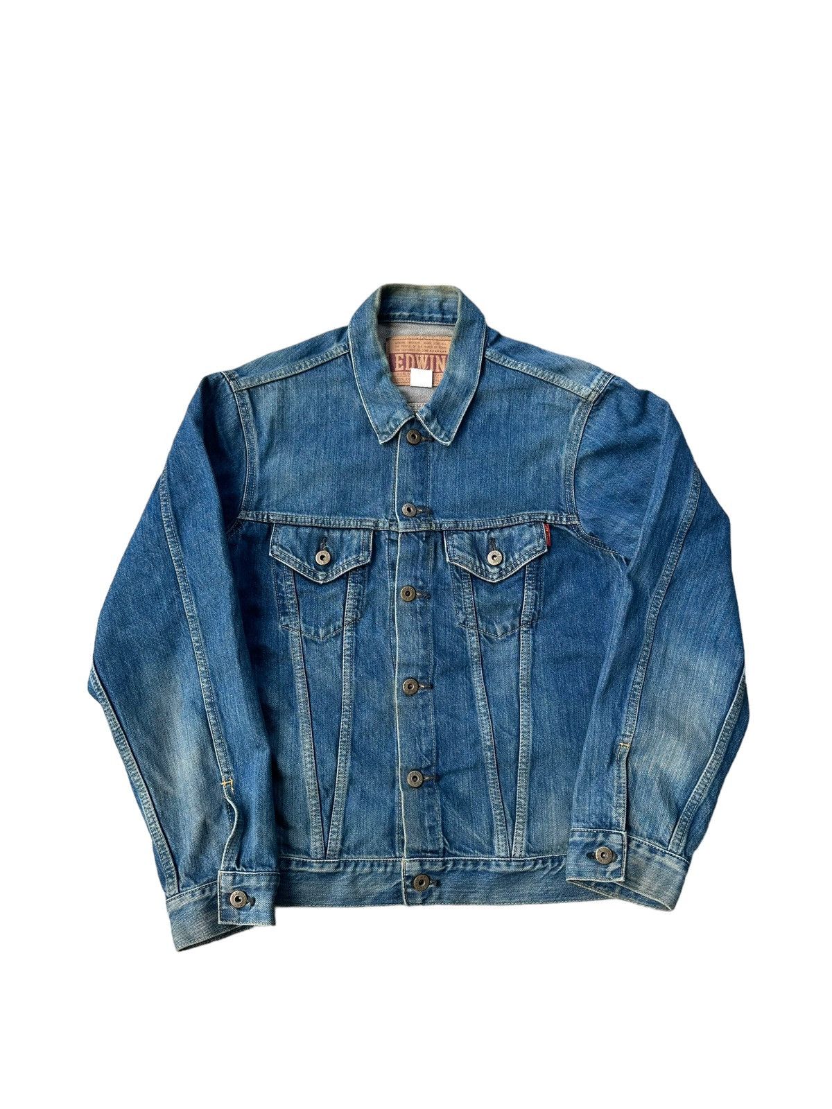 Edwin Vintage Edwin trucker denim jacket Size US L / EU 52-54 / 3 - 1 Thumbnail