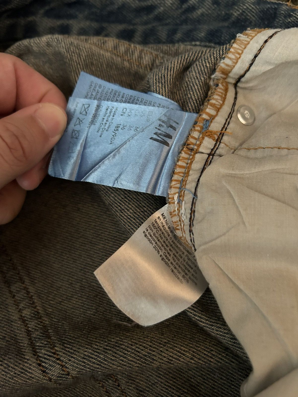 Heron Preston Heron Preston H2 Rhinestone Baggy Denim Jeans Size 36 x 32 Size US 36 / EU 52 - 5 Thumbnail