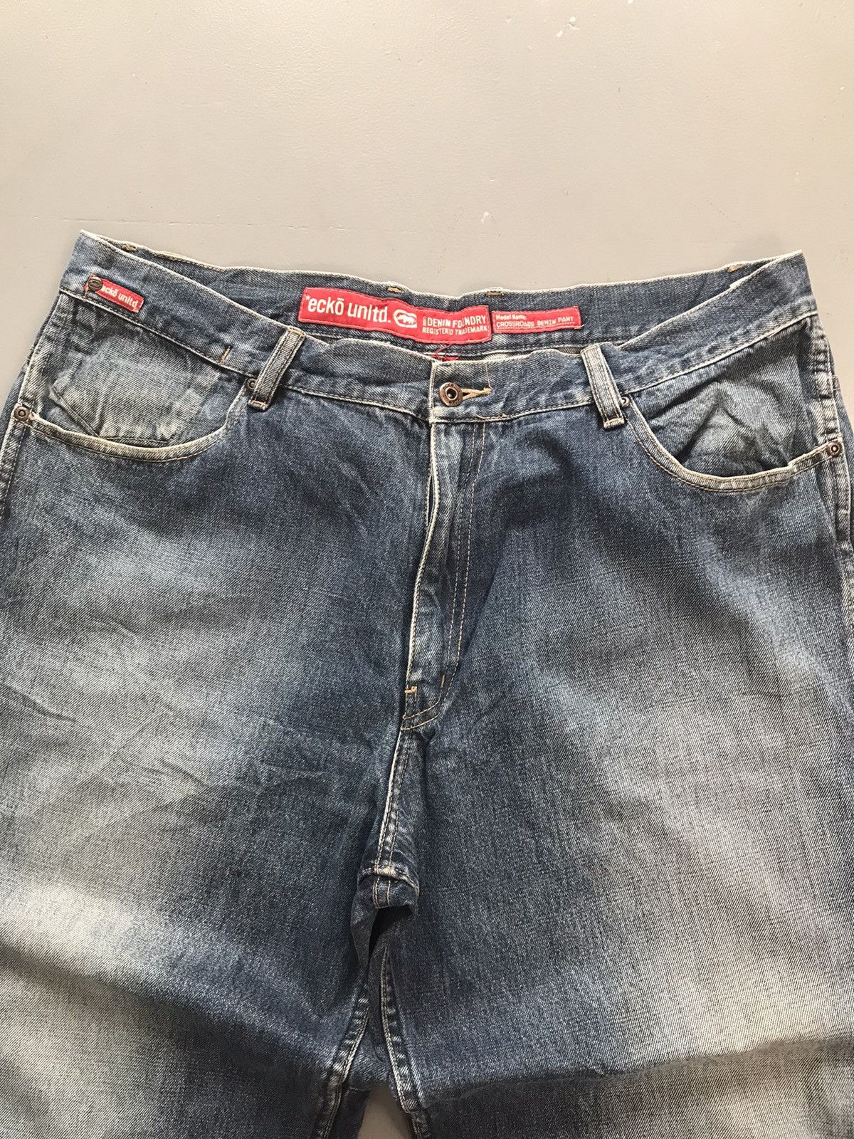 Ecko Unltd. × Southpole × Vintage Rare Vintage Ecko UNLTD big pocket baggy fit denim Size US 41 - 5 Thumbnail