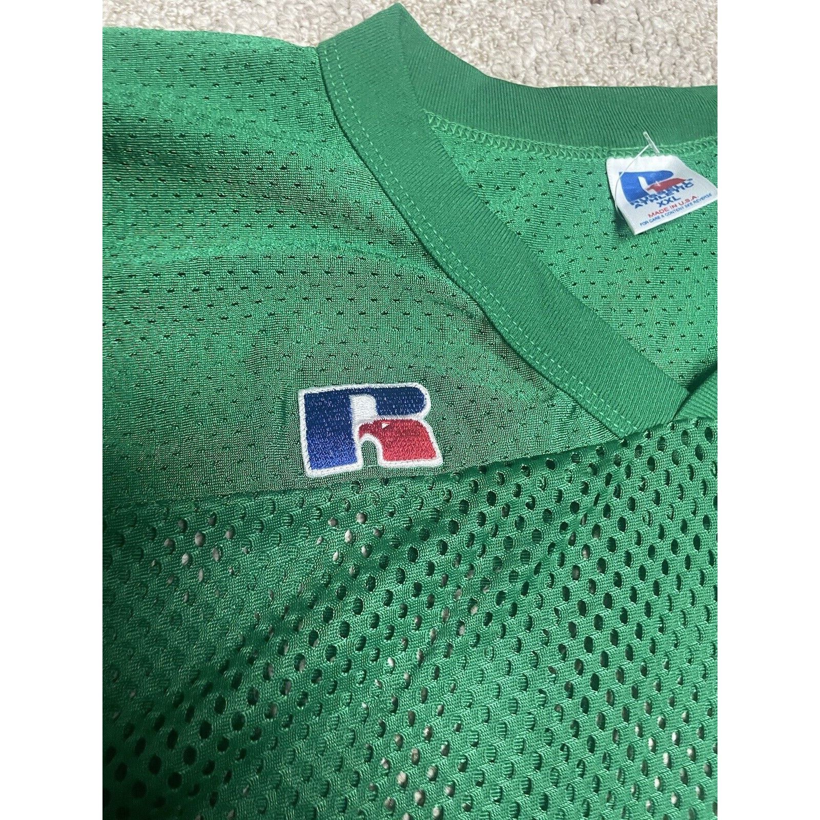 Russell Athletic 90s USA Russell Athletic Football Crop Jersey 2XL Knit Blank Size US XXL / EU 58 / 5 - 2 Thumbnail
