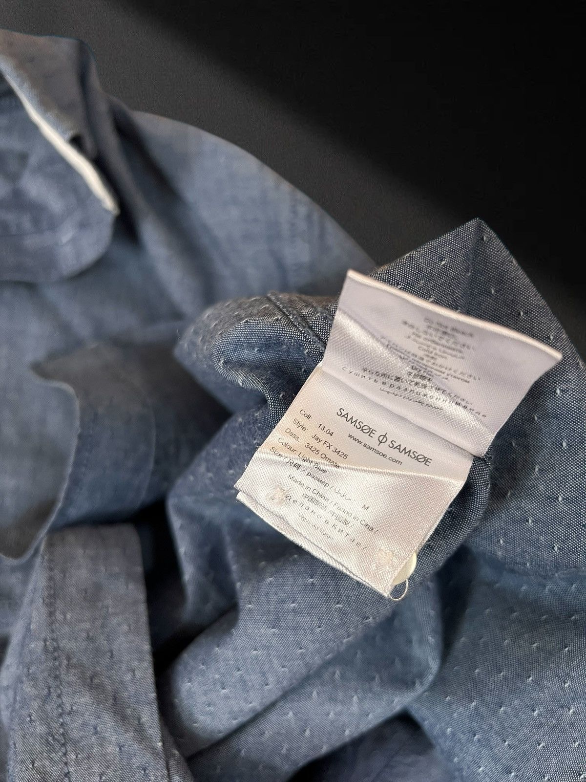 Samsoe Samsoe Samsoe Samsoe Jay FX blue shirt size S Size US S / EU 44-46 / 1 - 6 Thumbnail
